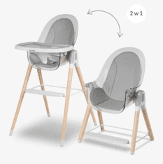 Lionelo Jedálenská stolička Maya 2v1 White