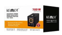 Kemot Zdroj záložný UPS KEMOT PROsinus URZ3406B 700W 12V, čierna