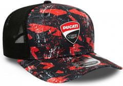 Ducati šiltovka NEW ERA AOP 9Fifty černo-bielo-červená M/L