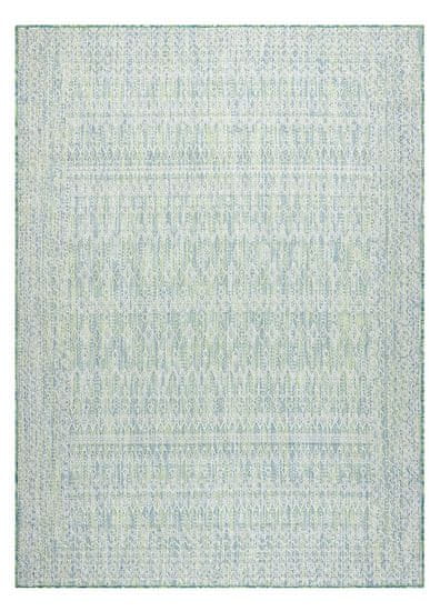 Dywany Łuszczów Kusový koberec Sion Sisal Aztec 22184 green/blue/ecru – na von aj na doma