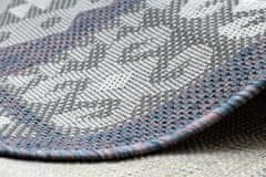Dywany Łuszczów Kusový koberec Sion Sisal Aztec 3007 blue/pink/ecru – na von aj na doma 80x150