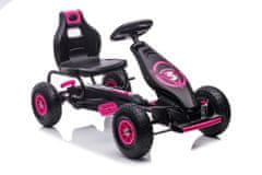 Lean-toys Pedálová motokára G18 Pink