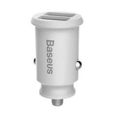 BASEUS Car Charger Grain 3.1A biela (CCALL-ML02)