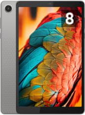 Lenovo Tab M8 4th Gen 3GB/32GB - Arctic Grey, Obal so stojanom + fólie (ZABU0138CZ)