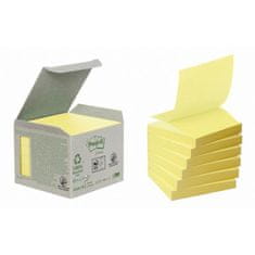 Post-It Z-Bločky recyklované 76x76mm žlté