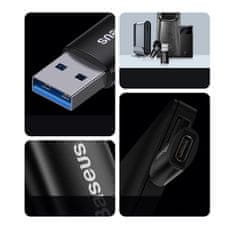 BASEUS ZJJQ000103 Ingenuity Mini OTG Adaptér z USB-C na USB-A Blue