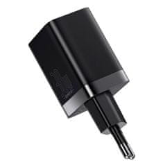 BASEUS CCSUPP-E01 Super Si Quick Nabíjačka USB + USB-C 30W Black