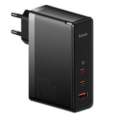 BASEUS CCGP100201 GaN5 Pro Fast Nabíjačka USB + 2xUSB-C 140W Black