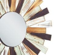 Beliani Okrúhle nástenné zrkadlo ø 75 cm viacfarebné TAMPICO