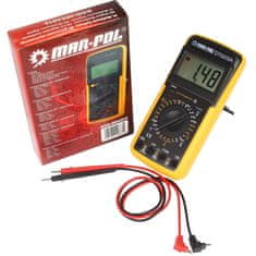 MAR-POL Digitálny LCD multimeter M04015