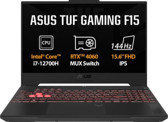 ASUS TUF Gaming F15 (2023) (FX507ZV4-LP037), šedá