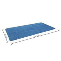 Vidaxl Bestway Solárna bazénová plachta Flowclear obdĺžniková 703x336cm modrá