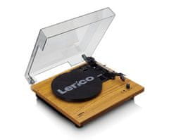 LENCO LS 10 - Wood, Gramofón s vstavanými reproduktormi