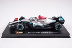 BBurago Kovový model Mercedes W13 - George Russell (2022), 1:43 BBurago Signature