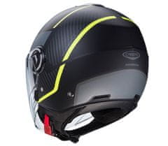 Caberg Helma na moto Riviera V4X Geo matt black/yellow fluo/anthracite vel. XS