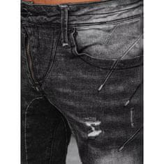 Dstreet Pánske nohavice džínsové Y10 čierne ux3950 s36
