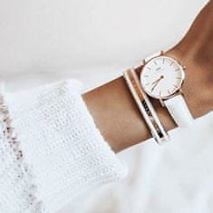 Daniel Wellington Elegantný pevný bronzový náramok Emalie Elan DW0040000 (Rozmer S: 15,5 cm)