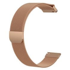 BStrap Milanese remienok na Garmin Venu 2 Plus, rose gold