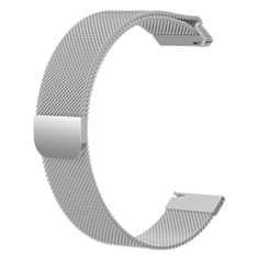 BStrap Milanese remienok na Garmin Venu 2 Plus, silver