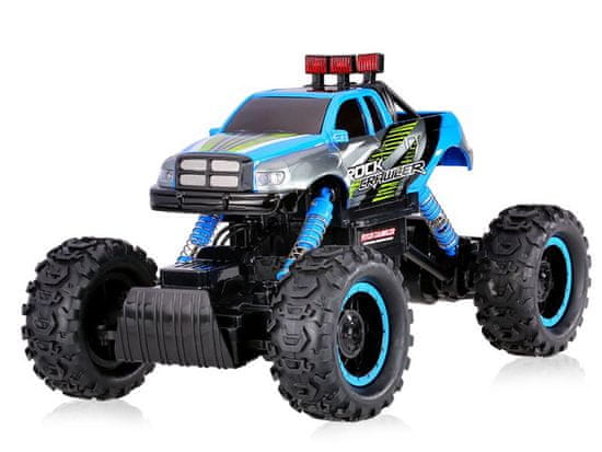 KECJA Auto Rock Crawler 1:14 2.4GHz 4WD Modrá