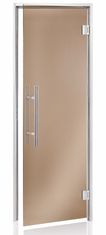 Horavia Dvere do parnej sauny "A" Premium 9x20 Bronze 885x1995 mm