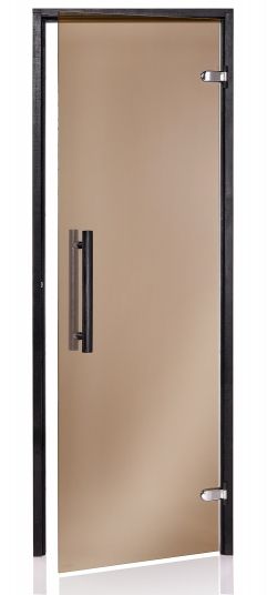 Horavia Dvere saunové "A" 7x20 Bronze 690x1990 mm Black