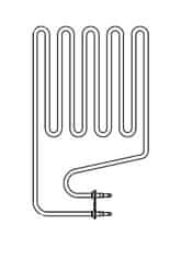 HARVIA Vykurovacie teleso, špirála pre saunové kachle T,T7,9C,F,KG(S),PO, 1500W/230V