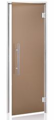 Horavia Dvere do parnej sauny "A" Premium 8x20 Satin Bronze 785x1995 mm