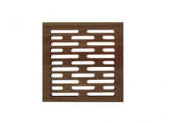 Horavia Drevená ventilačná mriežka 150x150mm, červený céder