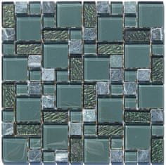 Horavia Mozaika 298x298x8mm, MARBLE GREEN