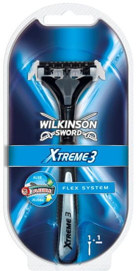 Wilkinson Sword Extreme 3 Systém holiaci strojček + 1 náhradná hlavica