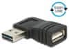 adaptér EASY-USB 2.0-A samec &gt; USB 2.0-A samica pravouhlý ľavý/pravý