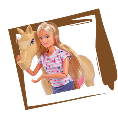 SIMBA Bábika Steffi Love s koňom s príslušenstvom