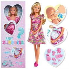 SIMBA Steffi tehotná bábika s prekvapením