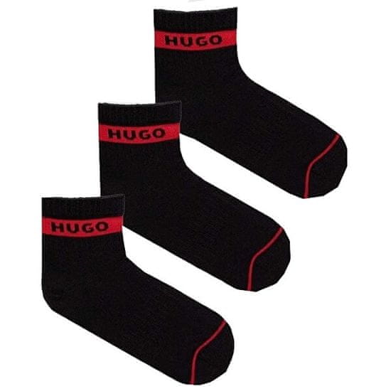 Hugo Boss 3 PACK - pánske ponožky HUGO 50491200-001