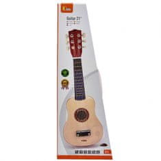 Viga Toys Detská drevená gitara Viga Natural 21 palcov 6 strún