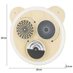 Viga Toys Spinning Points Drevená doska s certifikátom FSC