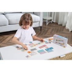 Viga Toys PolarB Montessori drevené číselné puzzle Čísla