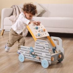 Viga Toys PolarB Drevené autíčko s náradím Dielenské autíčko pre domácich majstrov
