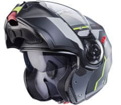 Caberg Helma na moto Duke Evo Move matt gun metal/black/yellow fluo vel. XL