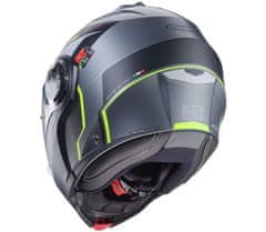 Caberg Helma na moto Duke Evo Move matt gun metal/black/yellow fluo vel. XL