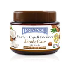 I Provenzali 1358 Shea and Coconut Hair Mask maska s bambuckým maslom a kokosom 200ml