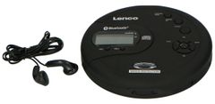 LENCO CD-300 Discman prenosný CD / MP3 prehrávač s Bluetooth vysielačom a nabíjacími batériami