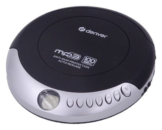 Denver DMP-391 - Discman - CD, MP3 s funkciou antishock a bass boost