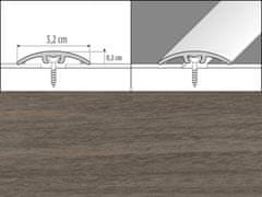 Effector Prechodové lišty A66 - NARÁŽACIE šírka 3,2 x výška 0,54 x dĺžka 93 cm - dub verden