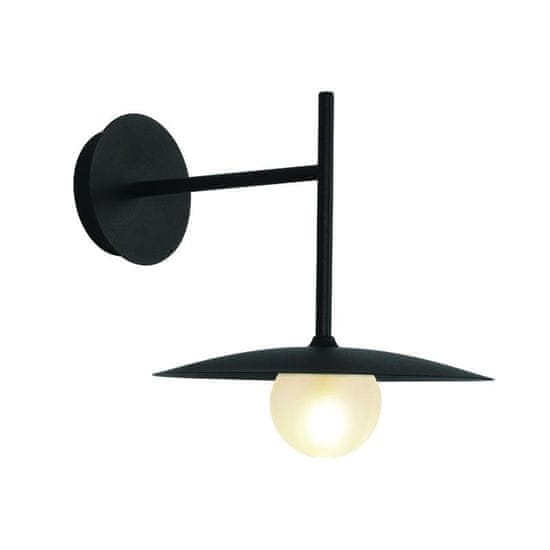 ACA ACA Lighting nástenné svietidlo 1xG9 AFINAR čierna plus matné sklo 25X28X32CM OD94451WB