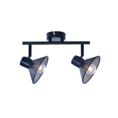 ACA ACA Lighting nástenné a stropné svietidlo 2XE14 PALOMA čierna 32X13X19CM TNK2832SB