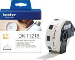 BROTHER papírové štítky DK-11218/ QL/ kulaté/ 1000ks/ průměr 24 mm