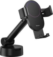 Noname Baseus Car Mount Simplism Gravity Phone holder with suction base Black (SUYL-JY01)