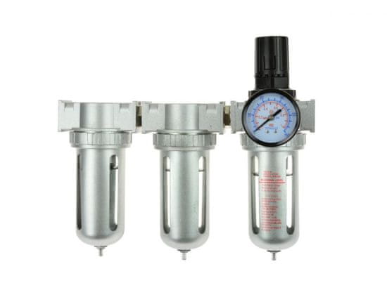 GEKO Regulátor tlaku 1MPa s filtrom, manometrom a prim. oleje 1/2" GEKO